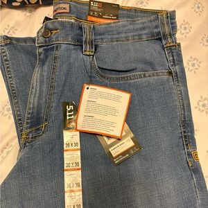 COPY - 5.11 Tactical Defender Blue Jeans size 36 x 30 Flex Straight Fit